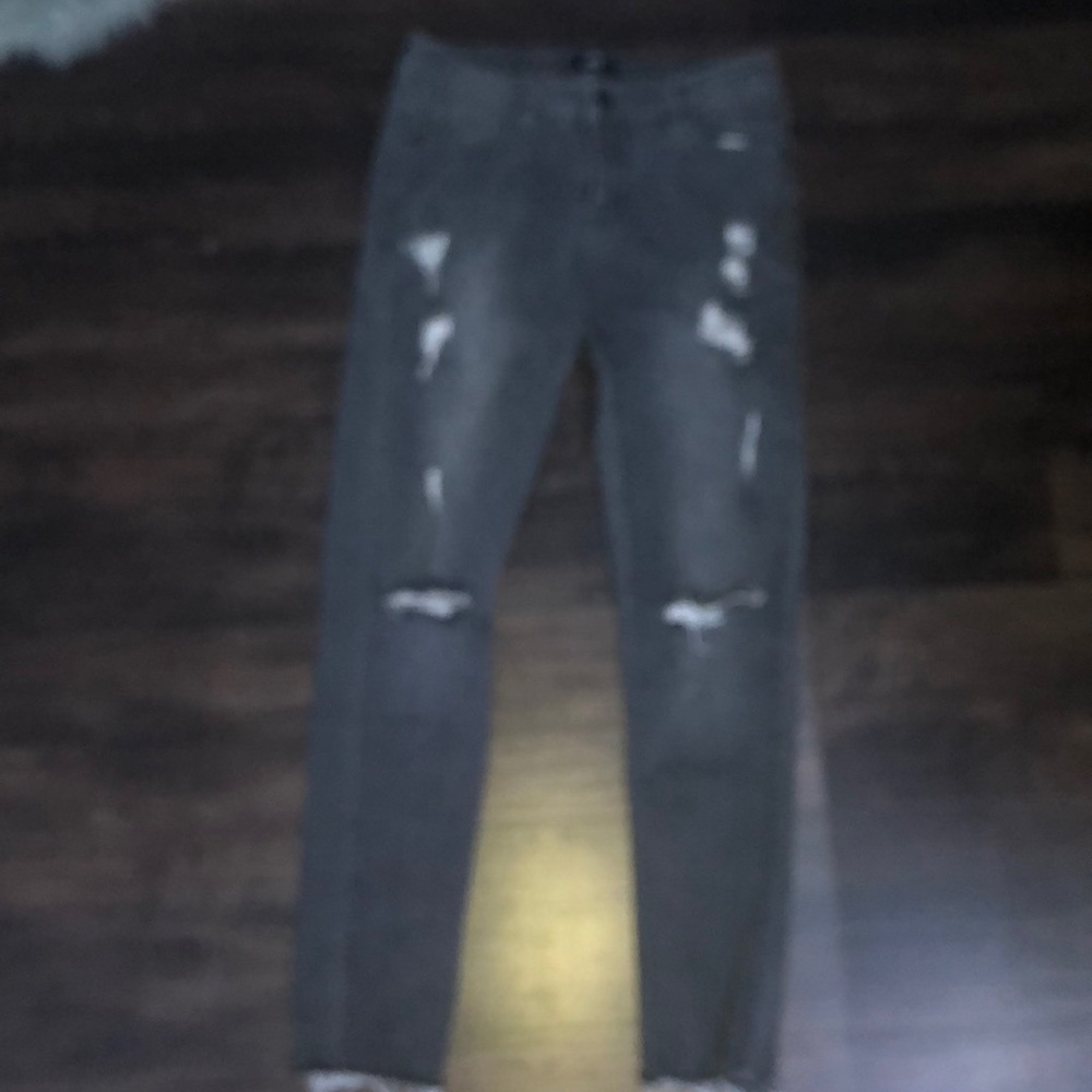 Grey Ripped Jeans - Picture 2 of 4